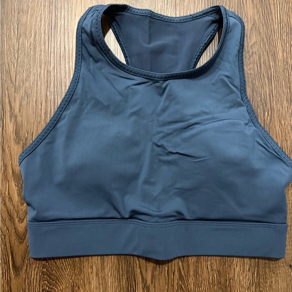 NWOT Fabletics High Impact Sports Bra, Blue, Medium - Picture 3 of 6